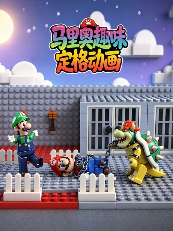 马里奥趣味定格动画
