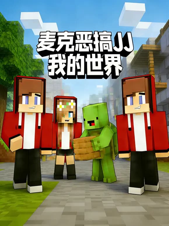 麦克恶搞JJ我的世界