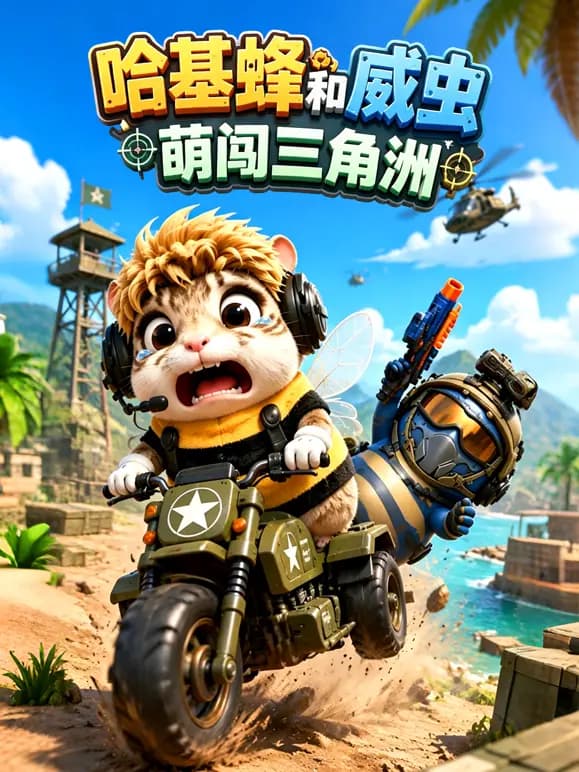 哈基峰和威虫萌闯三角洲