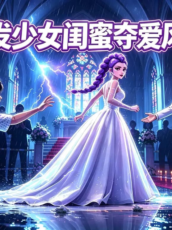 紫发少女闺蜜夺爱风波